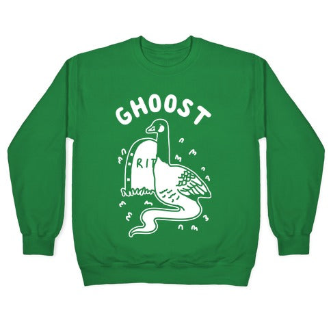 Ghoost Crewneck Sweatshirt T-Shirts, Hoodie | PureTeeCo.com (Image 3)