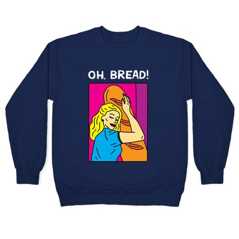A Bread Love Story Comic Crewneck Sweatshirt T-Shirts, Hoodie | PureTeeCo.com (Image 4)