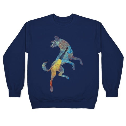 Astronaut Dog Laika Crewneck Sweatshirt T-Shirts, Hoodie | PureTeeCo.com (Image 4)