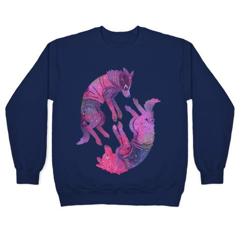 Astronaut Dogs Belka & Strelka Crewneck Sweatshirt T-Shirts, Hoodie | PureTeeCo.com (Image 4)