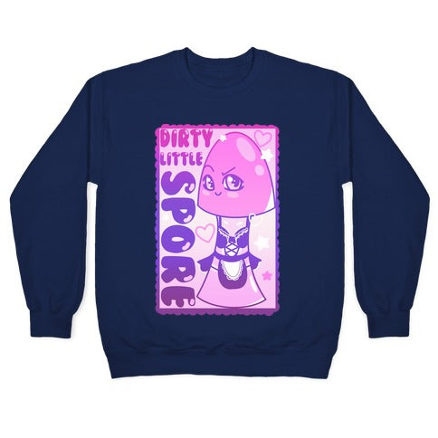 Dirty Little Spore Crewneck Sweatshirt T-Shirts, Hoodie | PureTeeCo.com (Image 4)