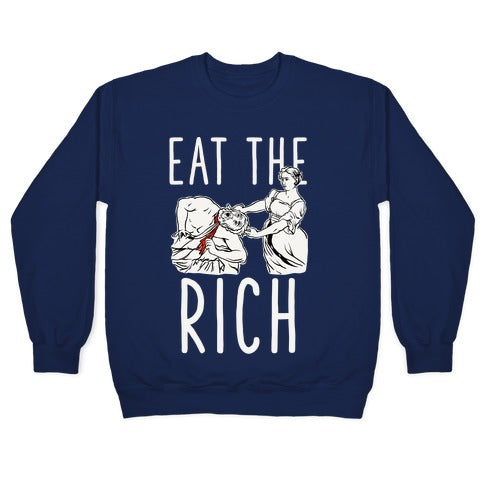 Eat The Rich Judith Beheading Holofernes Crewneck Sweatshirt T-Shirts, Hoodie | PureTeeCo.com (Image 4)