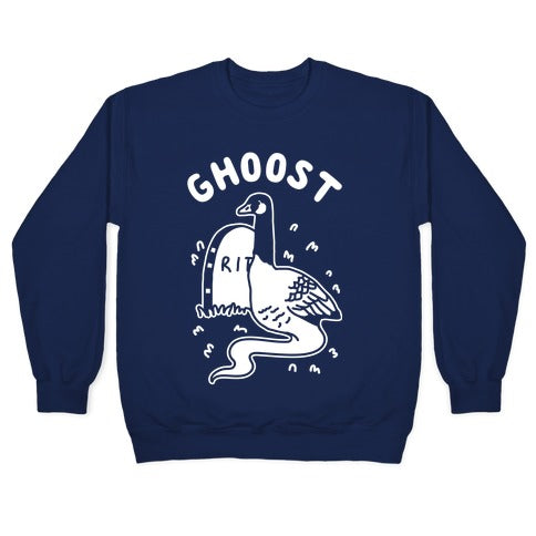 Ghoost Crewneck Sweatshirt T-Shirts, Hoodie | PureTeeCo.com (Image 4)