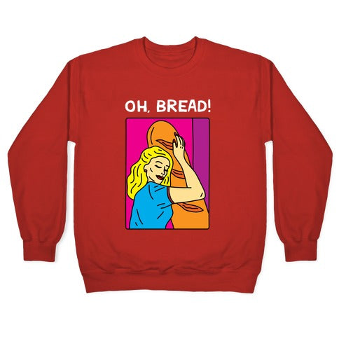 A Bread Love Story Comic Crewneck Sweatshirt T-Shirts, Hoodie | PureTeeCo.com (Image 5)
