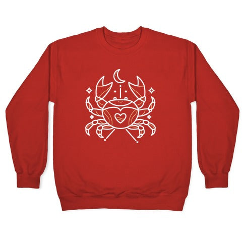 Astrology Cancer Crab Crewneck Sweatshirt T-Shirts, Hoodie | PureTeeCo.com (Image 5)