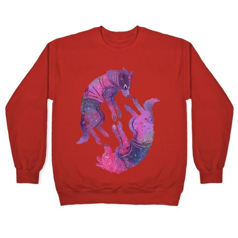 Astronaut Dogs Belka & Strelka Crewneck Sweatshirt T-Shirts, Hoodie | PureTeeCo.com (Image 5)