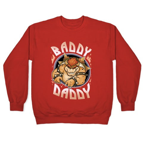 Baddy Daddy Crewneck Sweatshirt T-Shirts, Hoodie | PureTeeCo.com (Image 5)