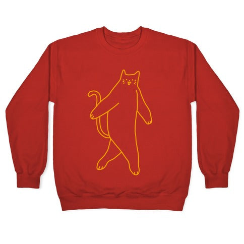 Cryptid Cat Crewneck Sweatshirt T-Shirts, Hoodie | PureTeeCo.com (Image 5)