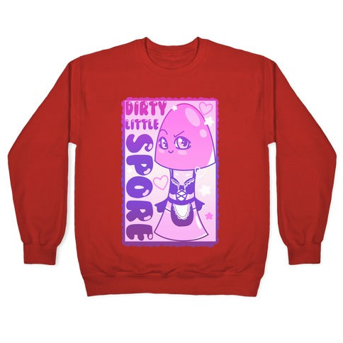 Dirty Little Spore Crewneck Sweatshirt T-Shirts, Hoodie | PureTeeCo.com (Image 5)