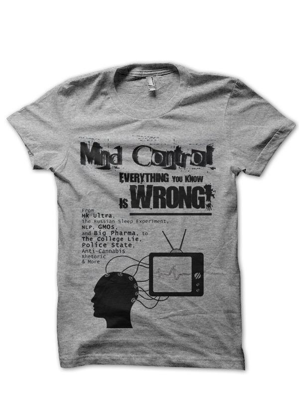Mind Control Grey T-Shirt Hoodie, Sweatshirt | PureTeeCo.com