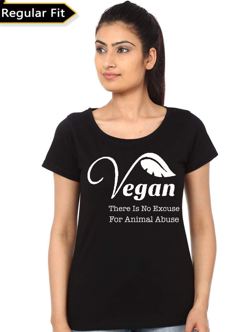 Vegan Black T-Shirt Hoodie, Sweatshirt | PureTeeCo.com