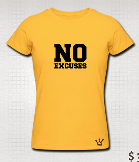 No Excuses T-Shirts, Hoodie, Sweatshirt | PureTeeCo.com