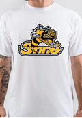 Sarnia Sting Half Sleeve White T-Shirt Hoodie, Sweatshirt | PureTeeCo.com