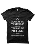 Always Be Yourself Half Sleeve Black T-Shirt Hoodie, Sweatshirt | PureTeeCo.com