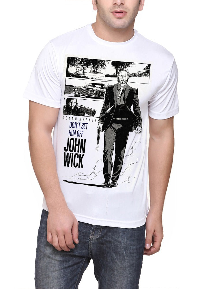 John Wick Half Sleeve T-Shirt Style008 Hoodie, Sweatshirt | PureTeeCo.com