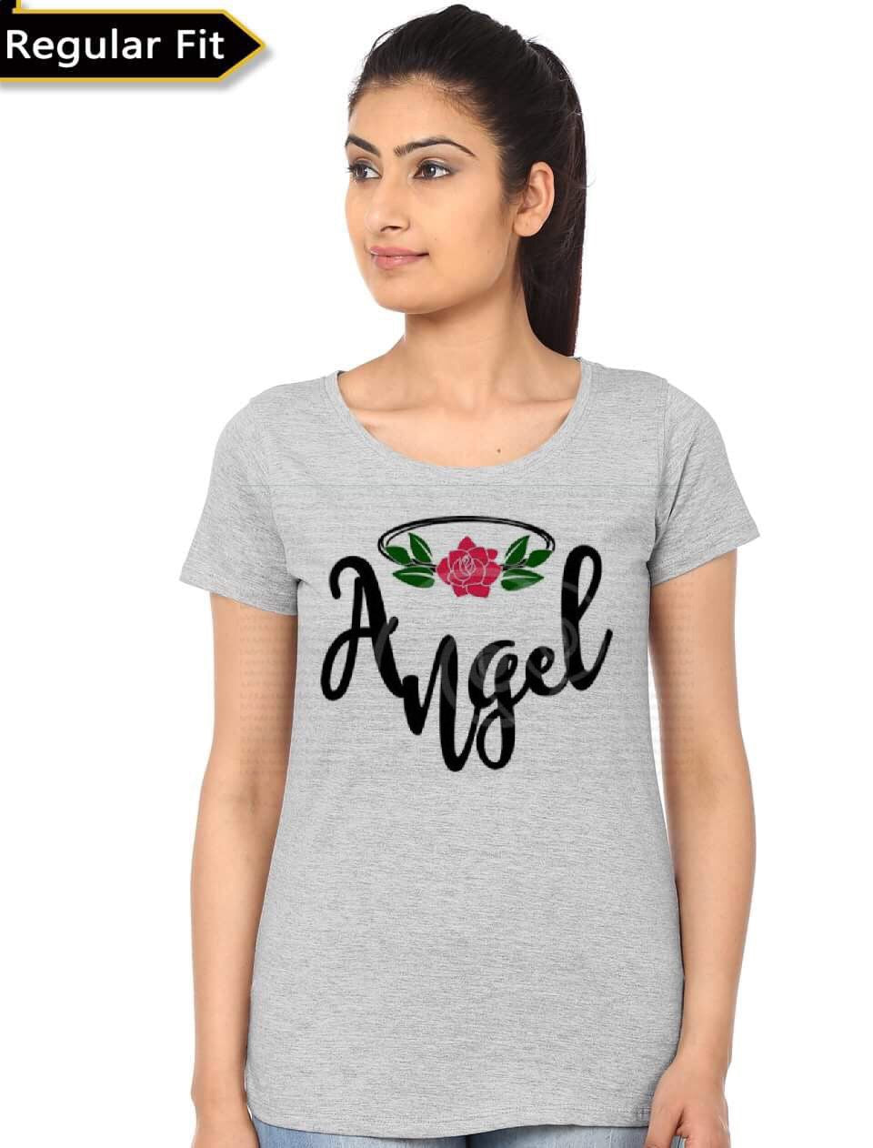 Angel Grey T-Shirt Style001 Hoodie, Sweatshirt | PureTeeCo.com