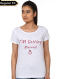 Iâ€™M Getting Married White Girls T-Shirt Hoodie, Sweatshirt | PureTeeCo.com