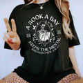 A Book  A Day Keep The Mental Breakdown Away Shirt, Bookish Graphic Tee Women, Book Gift, Book Lover Gift, Reading Book...