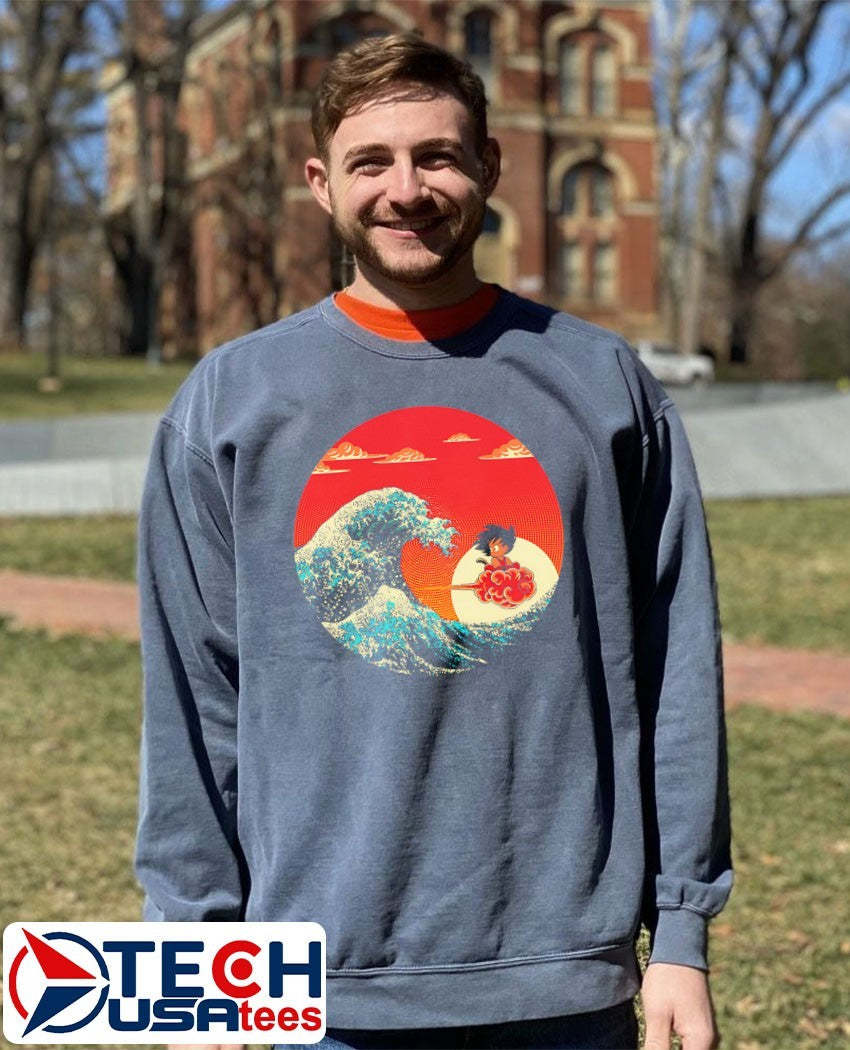 A Cloud Over Kanagawa Wave Goku shirt