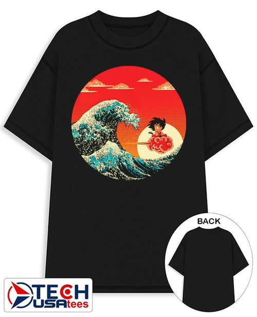 A Cloud Over Kanagawa Wave Goku shirt