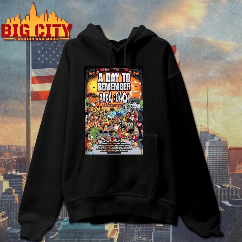 A Day To Remember April 2025 Big Rock Tour Poster shirt