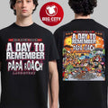 A Day To Remember X Papa Roach X Landmvrks Big Rock Tour 2026 Australia And New Zealand City Dates Two Sided Shirt