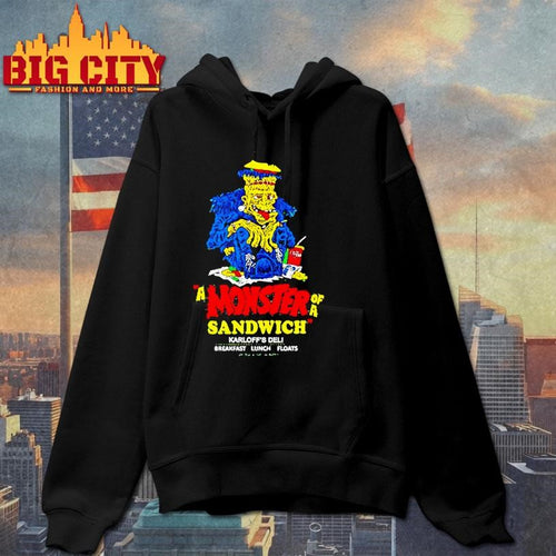 A Monster Of A Sandwich Karloffs Deli Breakfast Lunch Floats Shirt