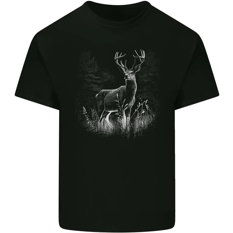 A Stag Deer Mens Cotton T-Shirt Tee Top Made in USA Hoodie, Sweatshirt | PureTeeCo.com