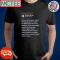 A wise bit of advice for the Anti vaccine crowd shirt