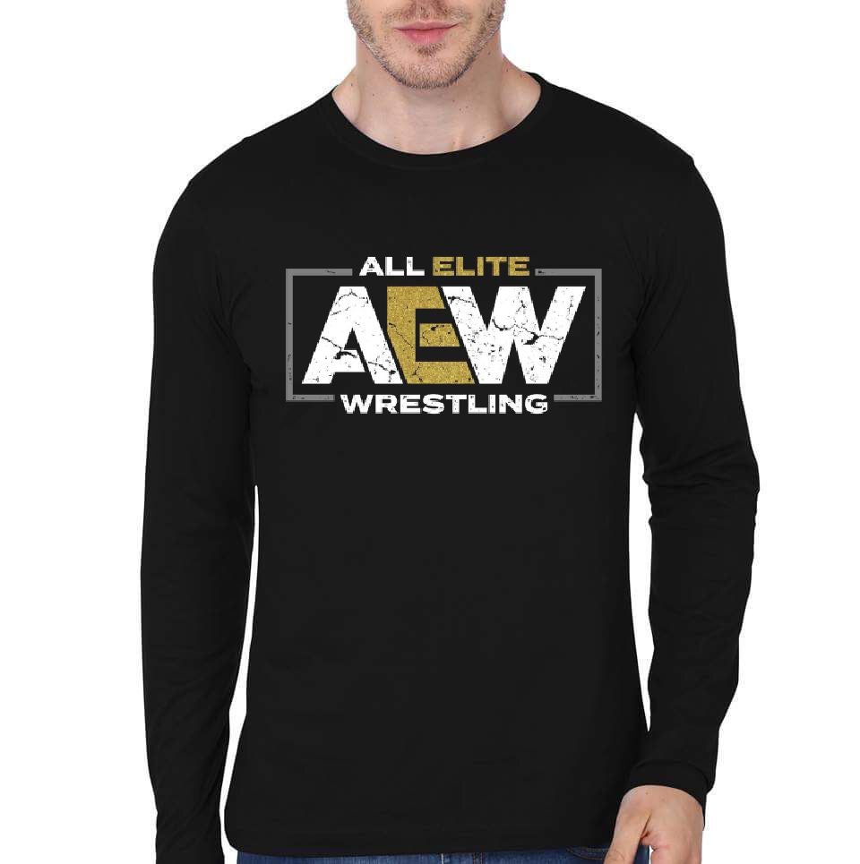AEW Full Sleeve T-Shirt Hoodie, Sweatshirt | PureTeeCo.com