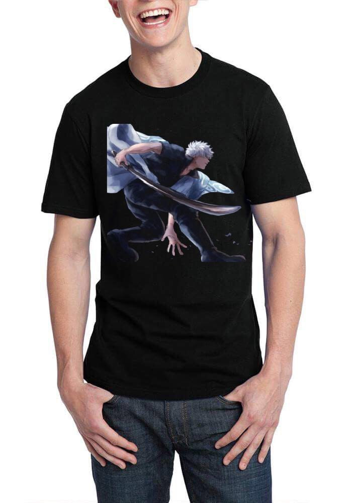 Sakata Gintoki Black T-Shirt Hoodie, Sweatshirt | PureTeeCo.com