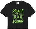 Pickle Squad Pickles Team Comfort Colors Crop Top