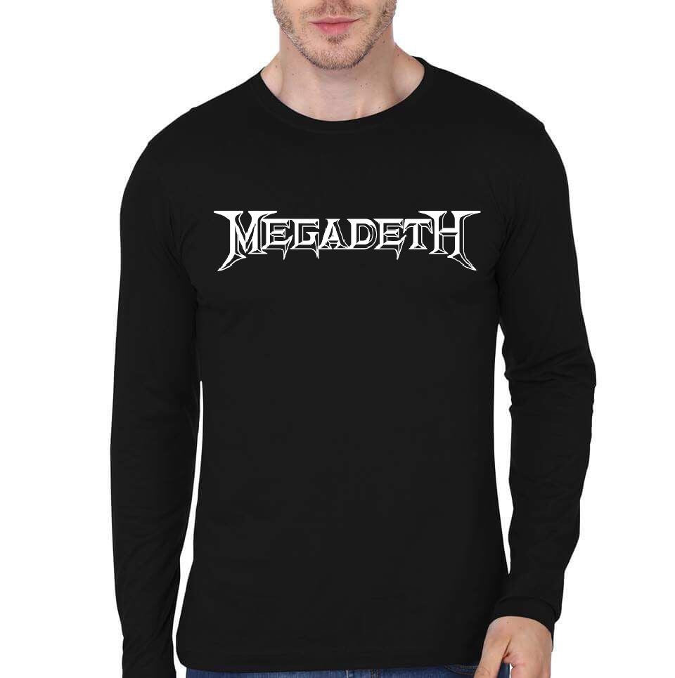 Megadeth Black Full Sleeve T-Shirt Hoodie, Sweatshirt | PureTeeCo.com