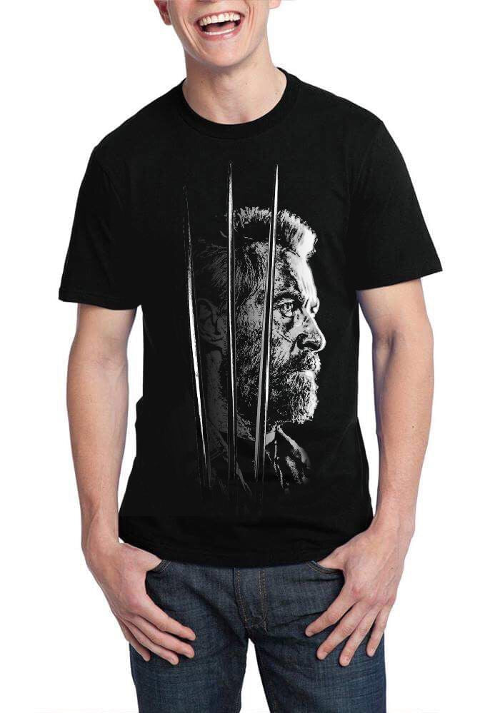 Logan Wolverine Black T-Shirt Hoodie, Sweatshirt | PureTeeCo.com