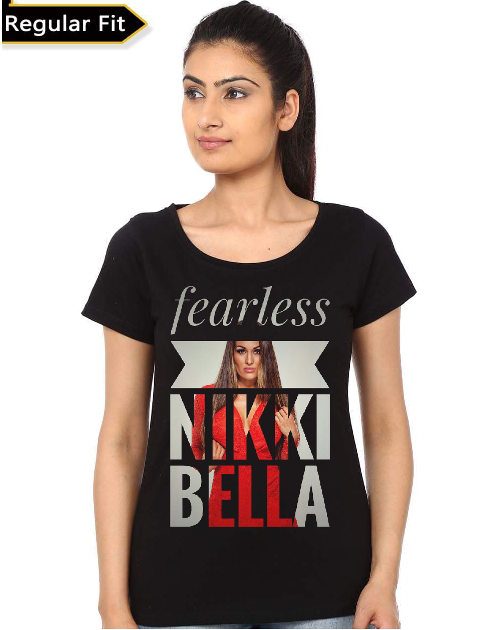 Fearless Nikki Bella Black T-Shirt Hoodie, Sweatshirt | PureTeeCo.com