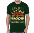 I Am The Captain I Make Ship Happen Half Sleeve T-Shirt Hoodie, Sweatshirt | PureTeeCo.com