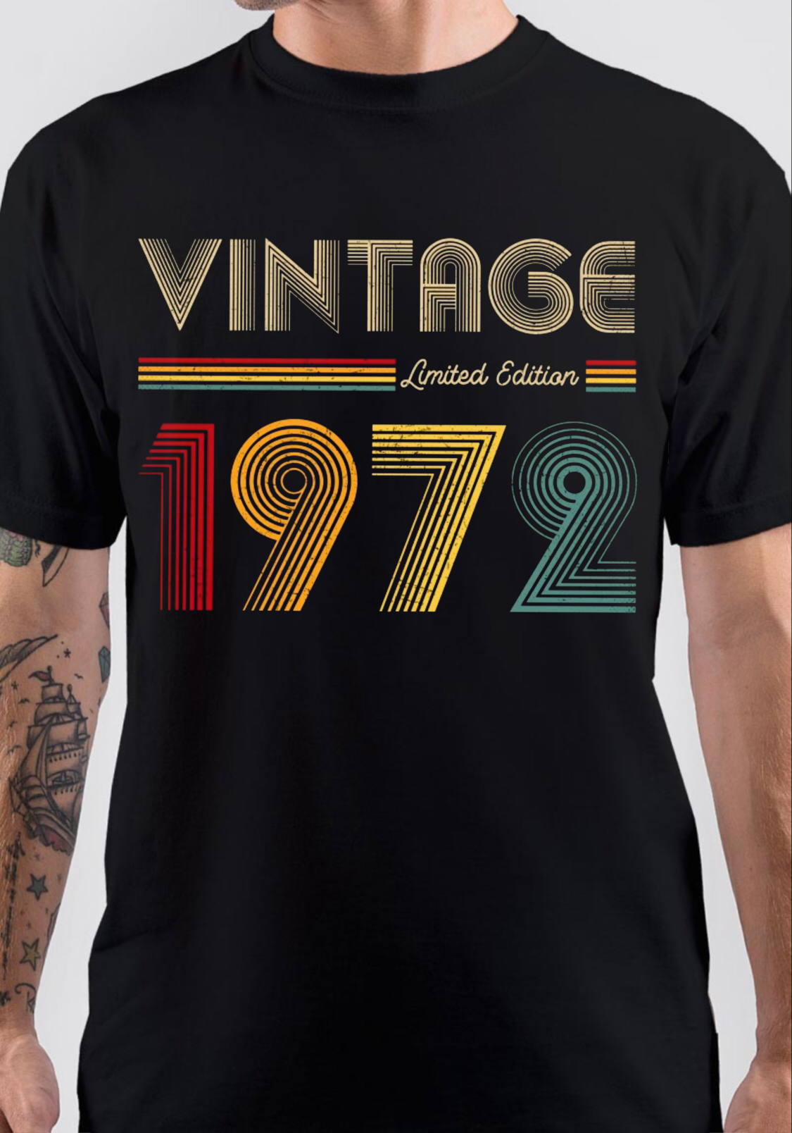 Vintage 1972 Birthday T-Shirt Hoodie, Sweatshirt | PureTeeCo.com