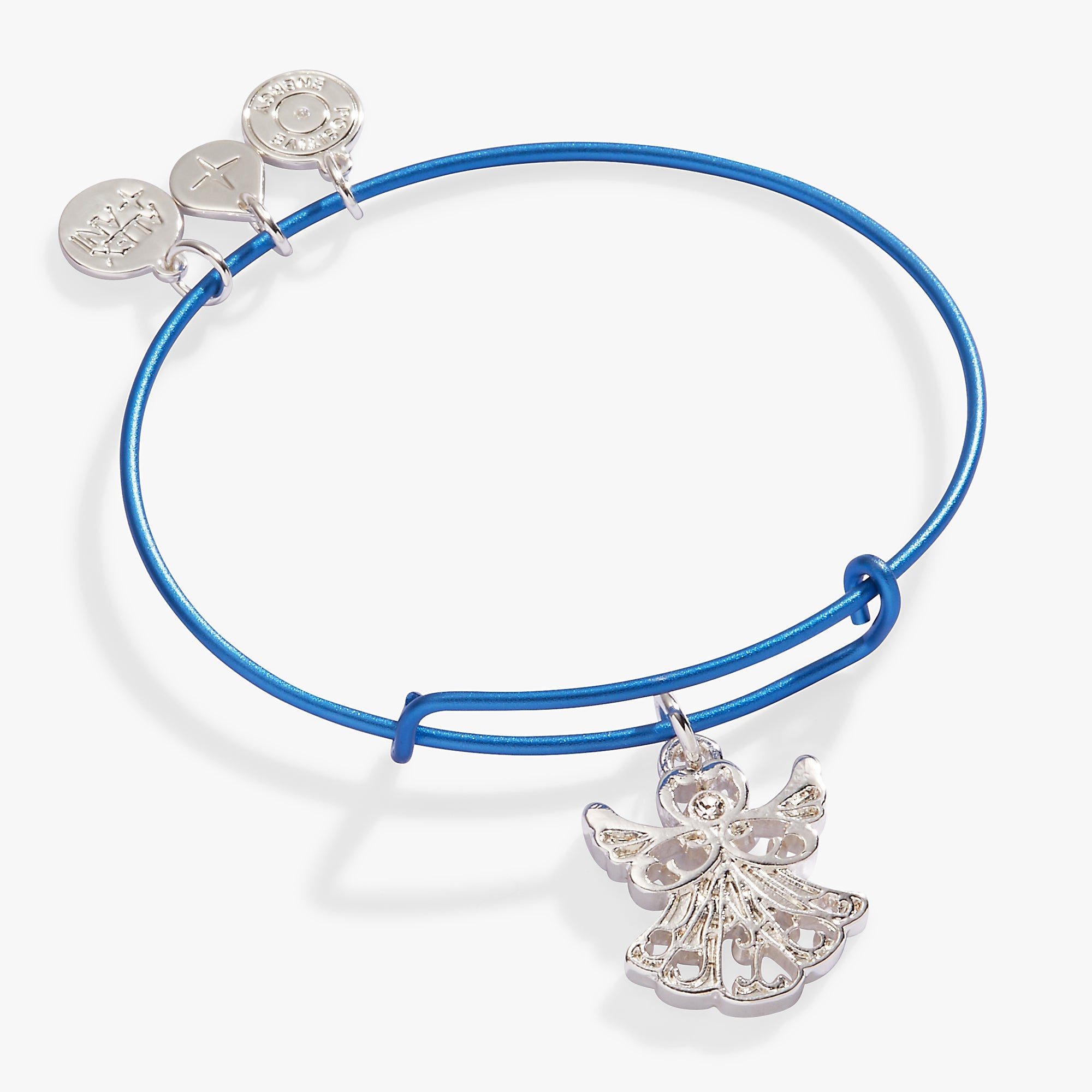 Colorful Holiday Angel Charm Bangle