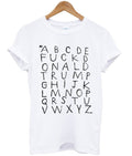 ABCDE Fuck donald trump t-shirt Hoodie, Sweatshirt | PureTeeCo.com