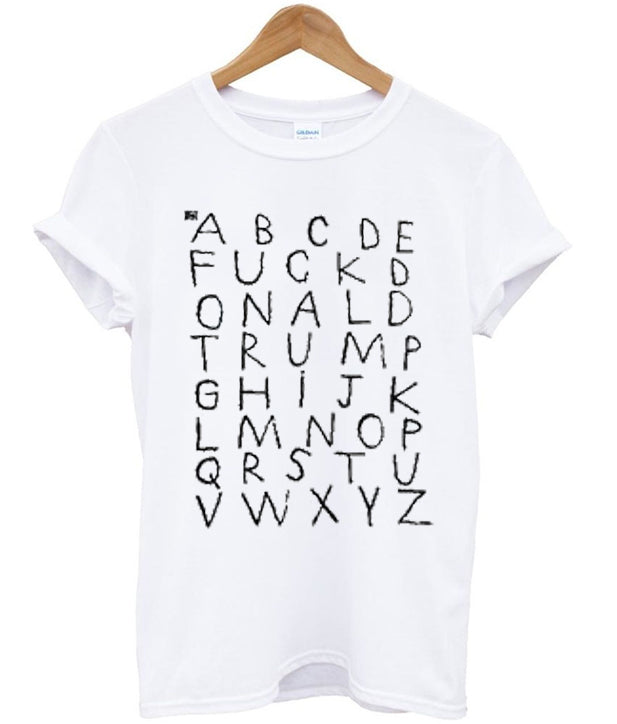 ABCDE Fuck donald trump t-shirt Hoodie, Sweatshirt | PureTeeCo.com