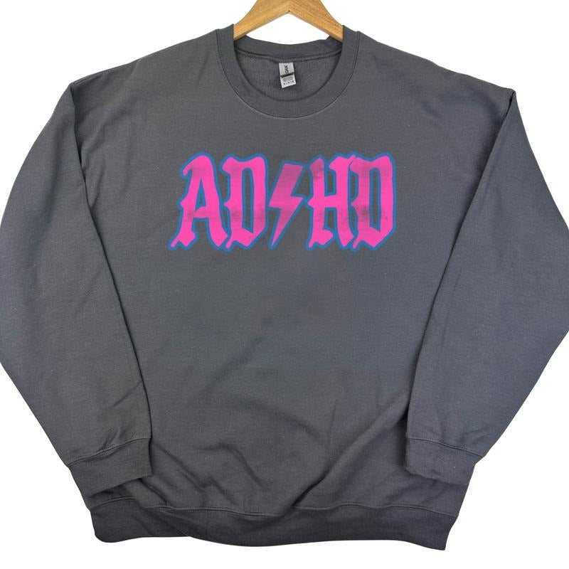ADHD Rocker Sweatshirt 'NLB' T-Shirts, Hoodie | PureTeeCo.com