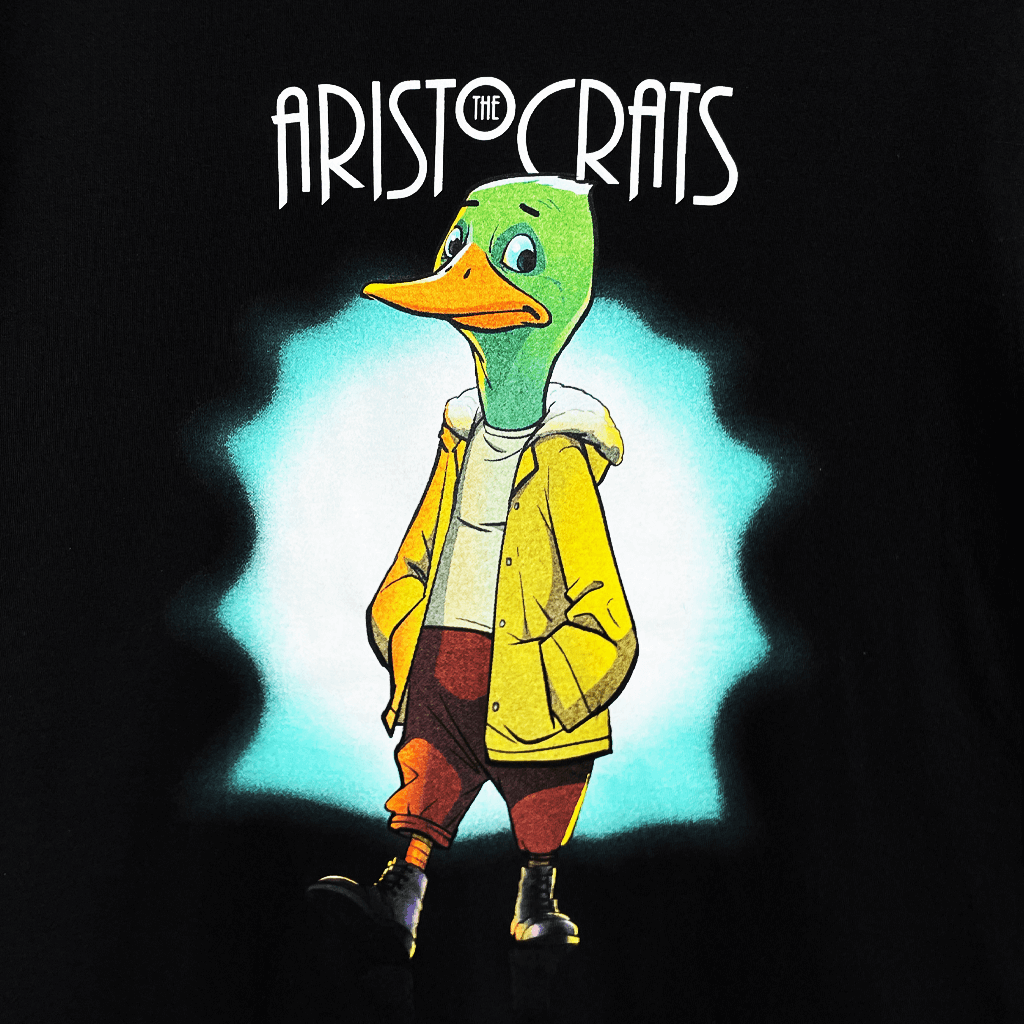 Duck Black T-Shirt Hoodie, Sweatshirt | PureTeeCo.com (Image 2)