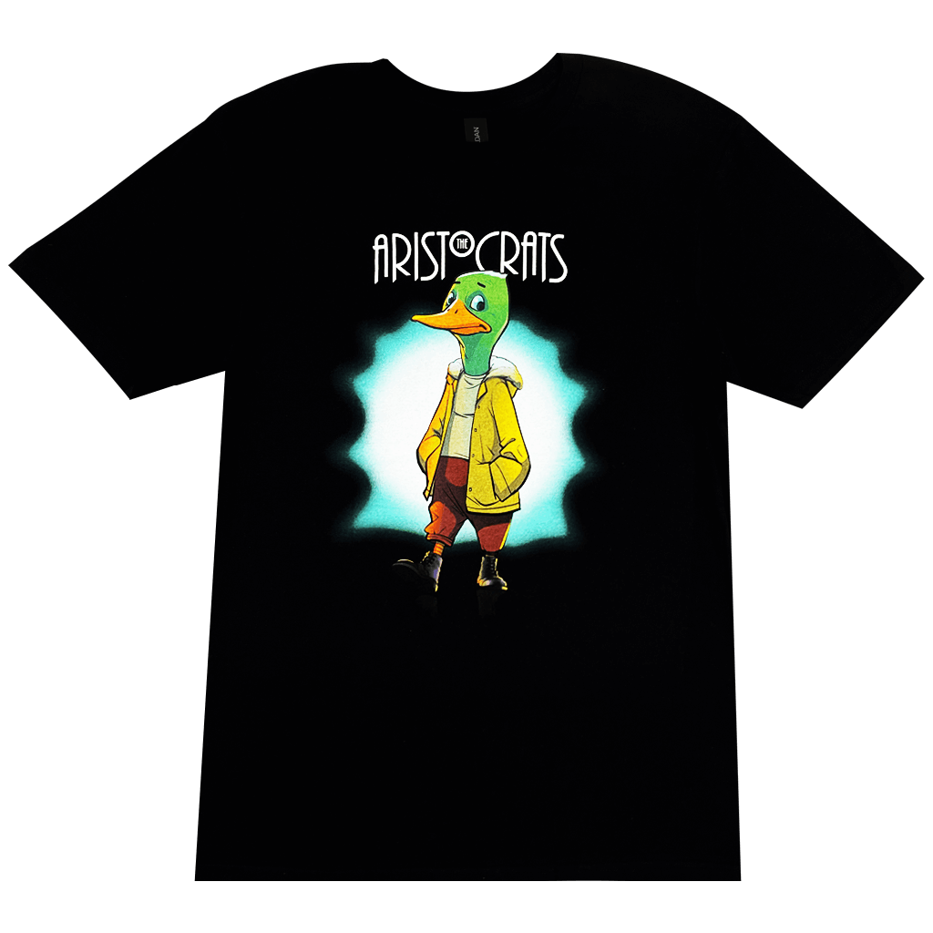 Duck Black T-Shirt Hoodie, Sweatshirt | PureTeeCo.com (Image 1)