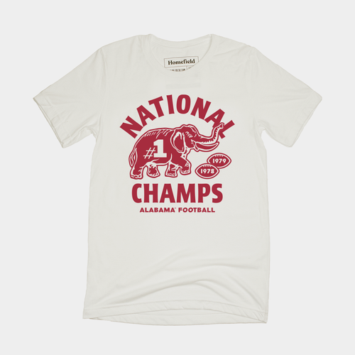 Alabama Football 1978 and 1979 Champs Tee Hoodie, Sweatshirt | PureTeeCo.com