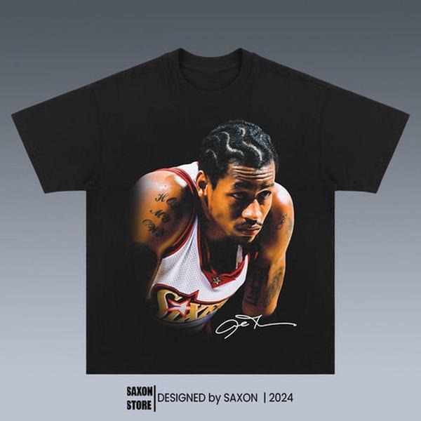 ALLEN IVERSON GRAPHIC TEE | VINTAGE GRAPHIC T-SHIRT SWEATSHIRT HOODIE | SPORT TEE | GIFT FOR FAN V3 | PureTeeCo.com