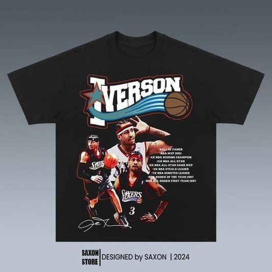 ALLEN IVERSON GRAPHIC TEE | VINTAGE GRAPHIC T-SHIRT SWEATSHIRT HOODIE | SPORT TEE | GIFT FOR FAN