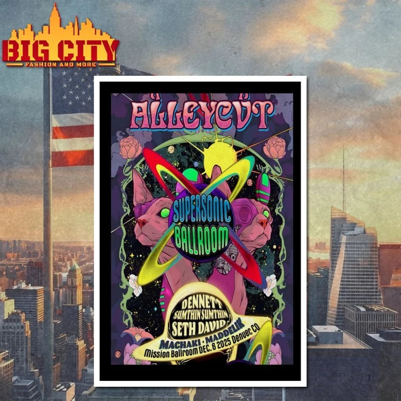 ALLEYCVT At Mission Ballroom On Dec 6 2025 Poster shirt