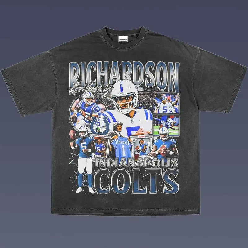 ANTHONY RICHARDSON 1.1 VINTAGE TEE | AMERICAN FOOTBALL | GIFT FOR FAN Hoodie, Sweatshirt | PureTeeCo.com