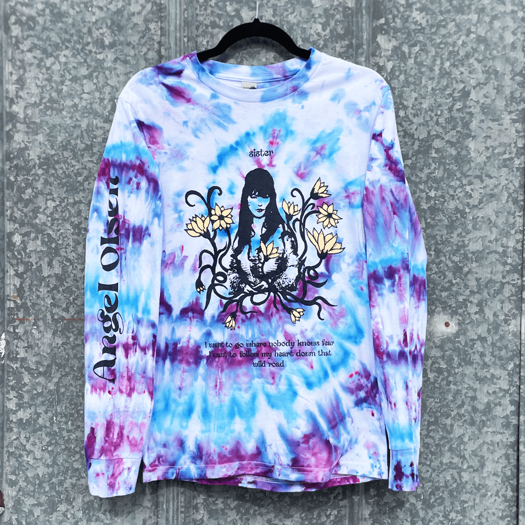 Sister 2023 Tie Dye Long Sleeve T-Shirt Hoodie, Sweatshirt | PureTeeCo.com (Image 3)