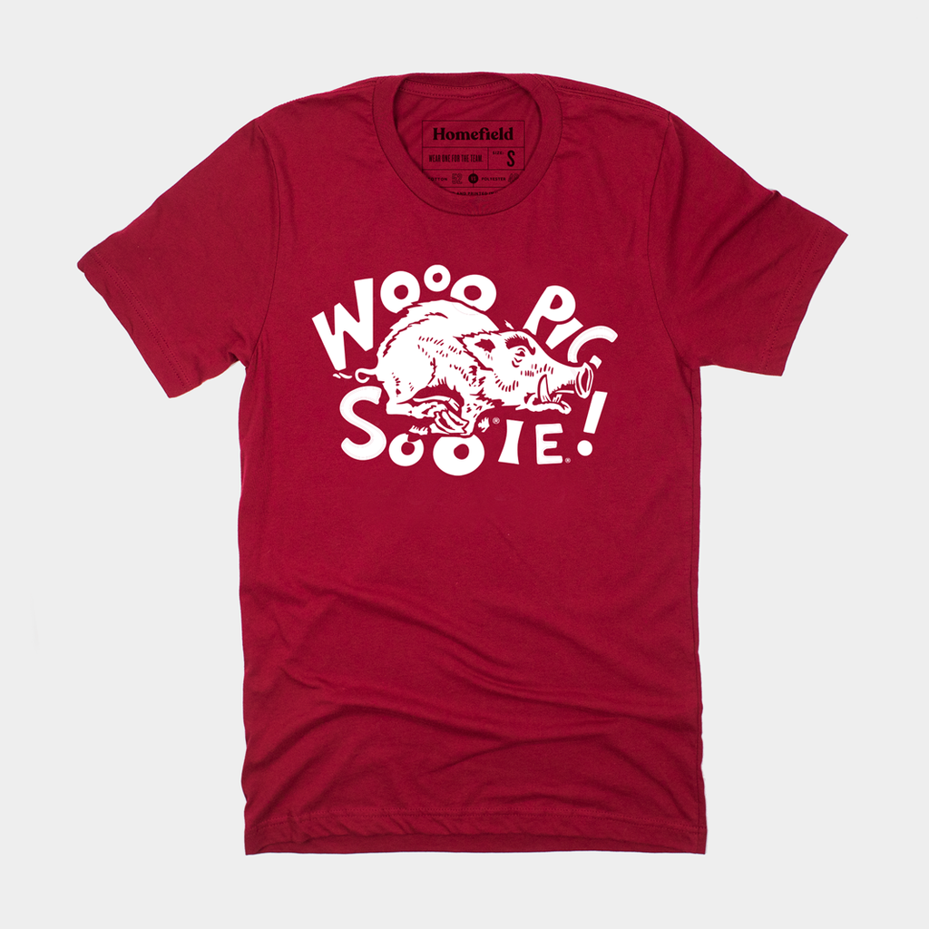 Vintage Arkansas ‚ÄúHog Call‚Äù Tee Style001 Hoodie, Sweatshirt | PureTeeCo.com (Image 1)